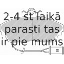 Bremžu uzliku kompl., Disku bremzes FERODO FDB445