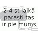 Bremžu uzliku kompl., Disku bremzes FERODO FDB441