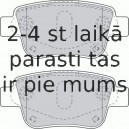 Bremžu uzliku kompl., Disku bremzes FERODO FDB1649