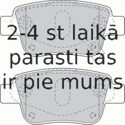 Bremžu uzliku kompl., Disku bremzes FERODO FDB1649