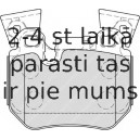 Bremžu uzliku kompl., Disku bremzes FERODO FDB4217