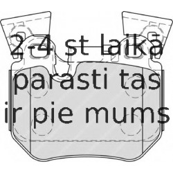 Bremžu uzliku kompl., Disku bremzes FERODO FDB4217