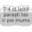 Bremžu uzliku kompl., Disku bremzes FERODO FDB420