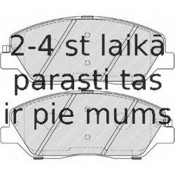 Bremžu uzliku kompl., Disku bremzes FERODO FDB4111