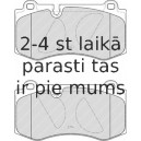 Bremžu uzliku kompl., Disku bremzes FERODO FDB4055