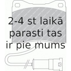 Bremžu uzliku kompl., Disku bremzes FERODO FDB399