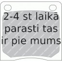 Bremžu uzliku kompl., Disku bremzes FERODO FDB39