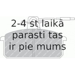 Bremžu uzliku kompl., Disku bremzes FERODO FDB364