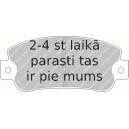 Bremžu uzliku kompl., Disku bremzes FERODO FDB360