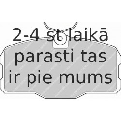 Bremžu uzliku kompl., Disku bremzes FERODO FDB354