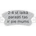 Bremžu uzliku kompl., Disku bremzes FERODO FDB351