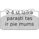 Bremžu uzliku kompl., Disku bremzes FERODO FDB349