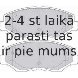 Bremžu uzliku kompl., Disku bremzes FERODO FDB1658