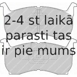 Bremžu uzliku kompl., Disku bremzes FERODO FDB304