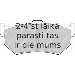 Bremžu uzliku kompl., Disku bremzes FERODO FDB301