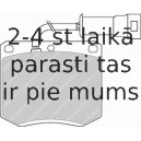 Bremžu uzliku kompl., Disku bremzes FERODO FDB286