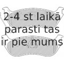 Bremžu uzliku kompl., Disku bremzes FERODO FDB1660