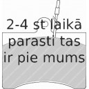 Bremžu uzliku kompl., Disku bremzes FERODO FDB245