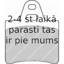 Bremžu uzliku kompl., Disku bremzes FERODO FDB201