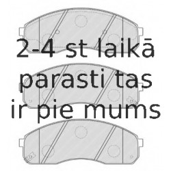 Bremžu uzliku kompl., Disku bremzes FERODO FDB1990
