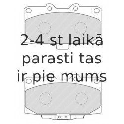 Bremžu uzliku kompl., Disku bremzes FERODO FDB1982