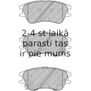 Bremžu uzliku kompl., Disku bremzes FERODO FDB1950