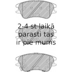 Bremžu uzliku kompl., Disku bremzes FERODO FDB1950