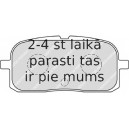 Bremžu uzliku kompl., Disku bremzes FERODO FDB1948