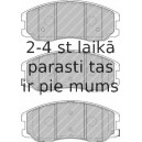 Bremžu uzliku kompl., Disku bremzes FERODO FDB1934