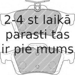 Bremžu uzliku kompl., Disku bremzes FERODO FDB1931