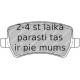 Bremžu uzliku kompl., Disku bremzes FERODO FDB1918