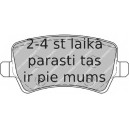 Bremžu uzliku kompl., Disku bremzes FERODO FDB1918