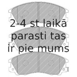 Bremžu uzliku kompl., Disku bremzes FERODO FDB1670