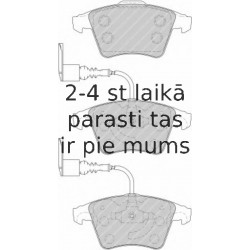 Bremžu uzliku kompl., Disku bremzes FERODO FDB1826