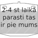Bremžu uzliku kompl., Disku bremzes FERODO FDB180