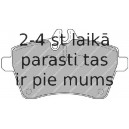 Bremžu uzliku kompl., Disku bremzes FERODO FDB1749