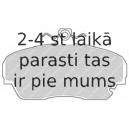 Bremžu uzliku kompl., Disku bremzes FERODO FDB1741