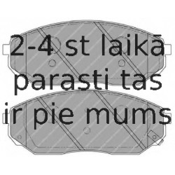 Bremžu uzliku kompl., Disku bremzes FERODO FDB1735