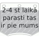 Bremžu uzliku kompl., Disku bremzes FERODO FDB167