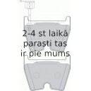 Bremžu uzliku kompl., Disku bremzes FERODO FDB1664