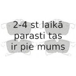 Bremžu uzliku kompl., Disku bremzes FERODO FDB1640