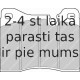 Bremžu uzliku kompl., Disku bremzes FERODO FDB163