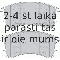 Bremžu uzliku kompl., Disku bremzes FERODO FDB1619