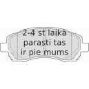 Bremžu uzliku kompl., Disku bremzes FERODO FDB1612