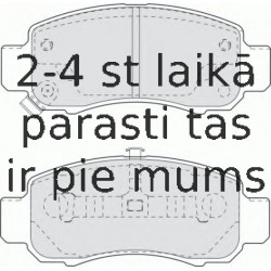 Bremžu uzliku kompl., Disku bremzes FERODO FDB1609