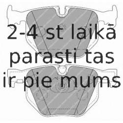 Bremžu uzliku kompl., Disku bremzes FERODO FDB1673