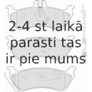 Bremžu uzliku kompl., Disku bremzes FERODO FDB1608