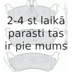 Bremžu uzliku kompl., Disku bremzes FERODO FDB1608