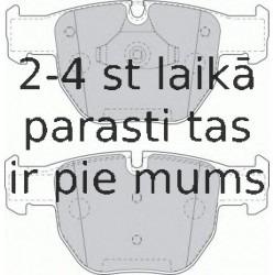 Bremžu uzliku kompl., Disku bremzes FERODO FDB1597