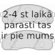 Bremžu uzliku kompl., Disku bremzes FERODO FDB1595
